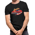 Men's Lowrider Muscle Car Graphic Retro Car Culture Cotton Crew Neck Tee Unisex