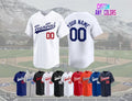 Custom Baseball Jersey Personalized Name Number Team Sports Uniform Gift Unisex