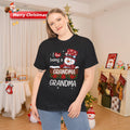 Personalized I Love Being a Grandma Christmas Shirt Cute Snowman Grandma Holiday