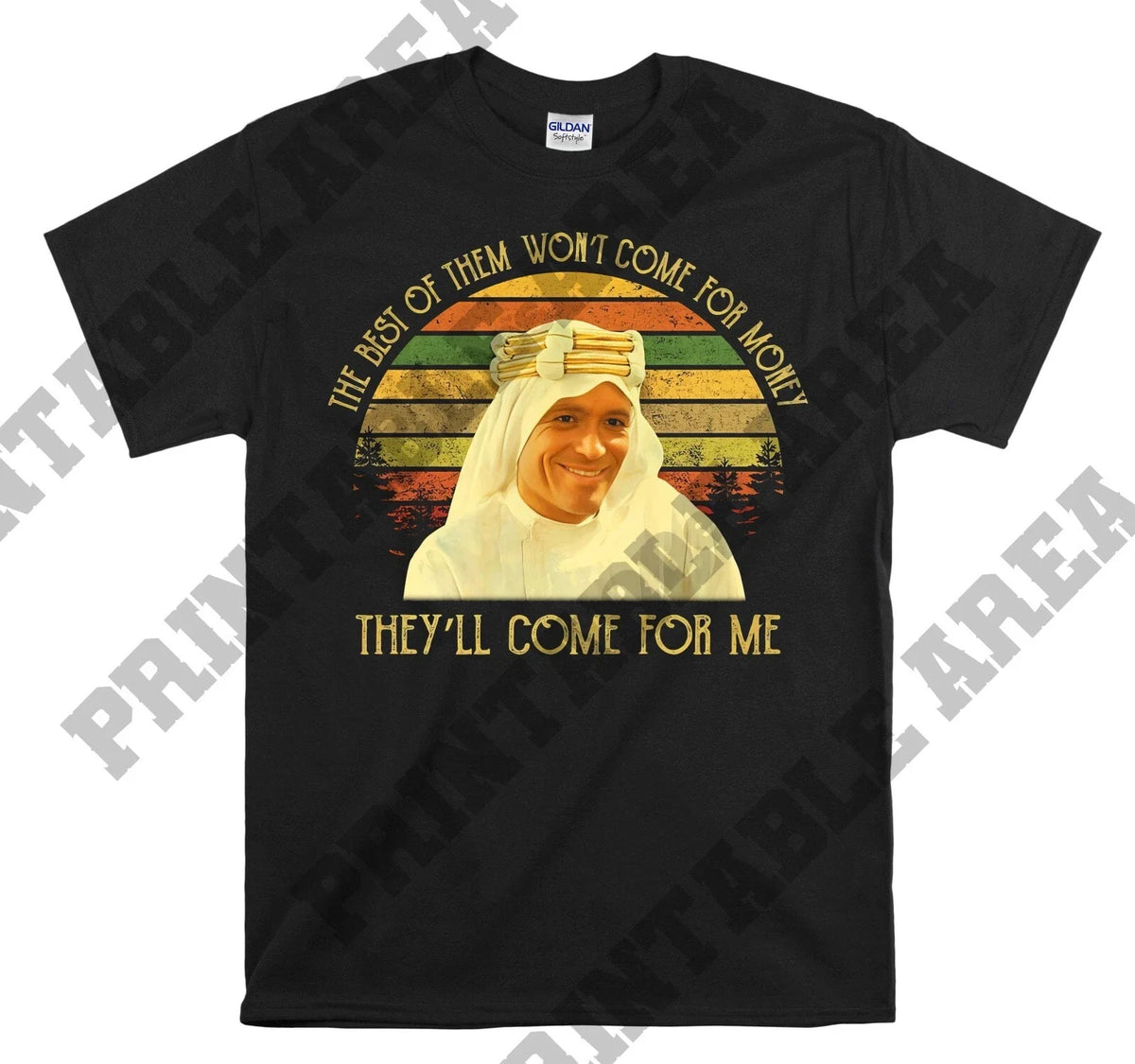 Lawrence of Arabia The Best Of Them Movie Tshirt Men Women Unisex MO278 Unisex