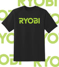 Ryobi Tools TEXT Logo shirt 6 Sizes Youth Med- Adult 6XL! Fast Ship! Unisex