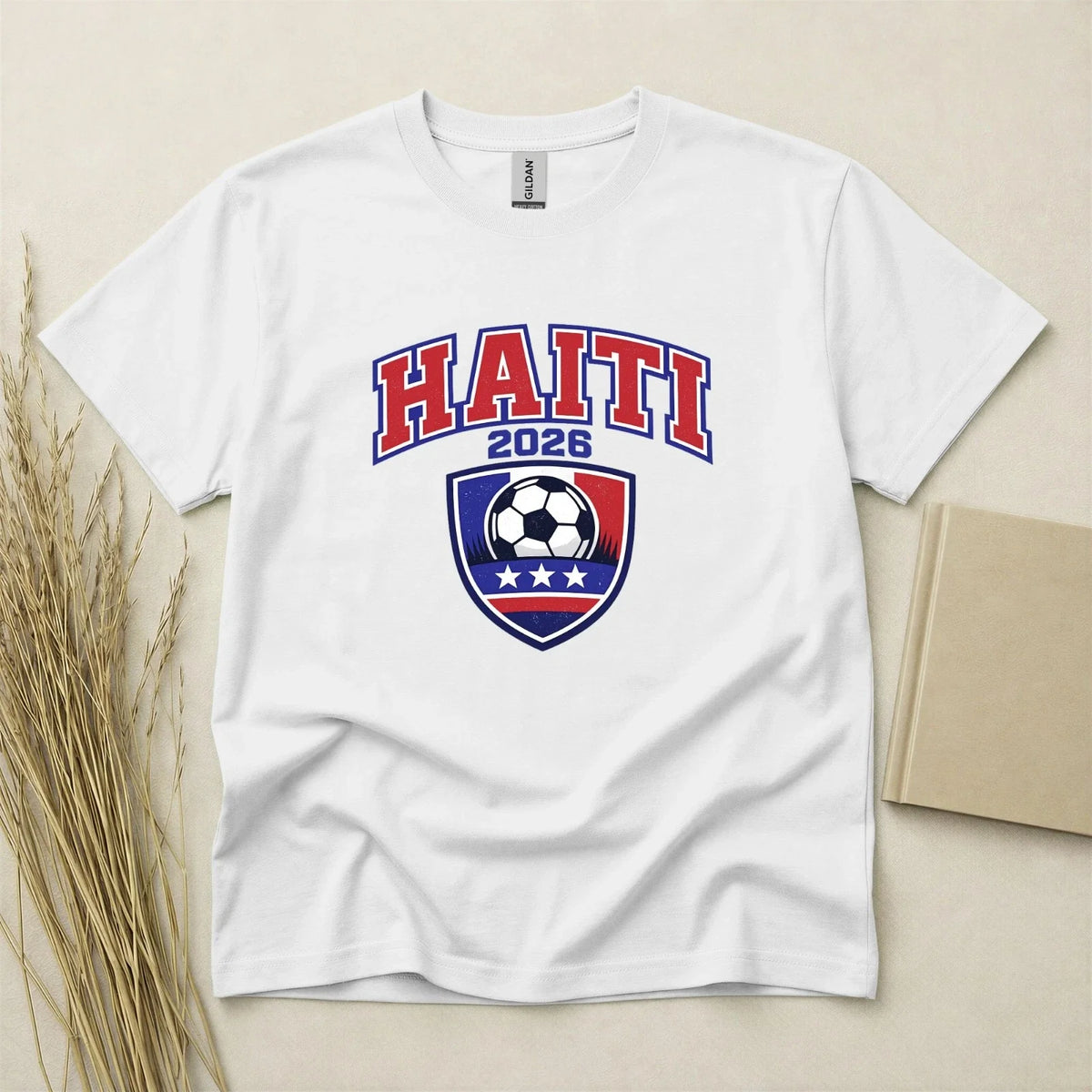 Haiti 2026 Football Fan T Shirt Soccer Supporters Gildan Cotton Family Top Unisex