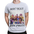 Personalised Any Photo Text Printed Custom Image Mens Womens Tee #TA-195 Unisex