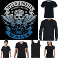 Biker Welsh Wales Mens Speed Junkies Motorbike Motorcycle Cafe Racer Top Unisex