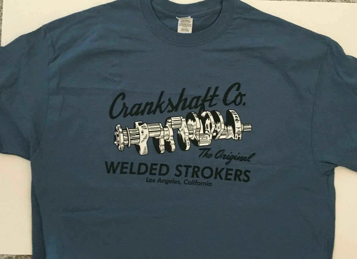 Crankshaft Co. Welded Strokers (M18) MENS 100% COTTON DRAG RACING NHRA Unisex