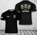Custom name US Navy Master Chief Retired 1893 3D Unisex