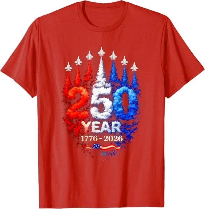 250 Years American 1776 2026 250th USA Patriotic 4th of July Unisex