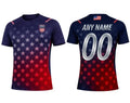 USA Soccer Jersey Set Custom Name Number Kids & Adults, American Flag Football Unisex