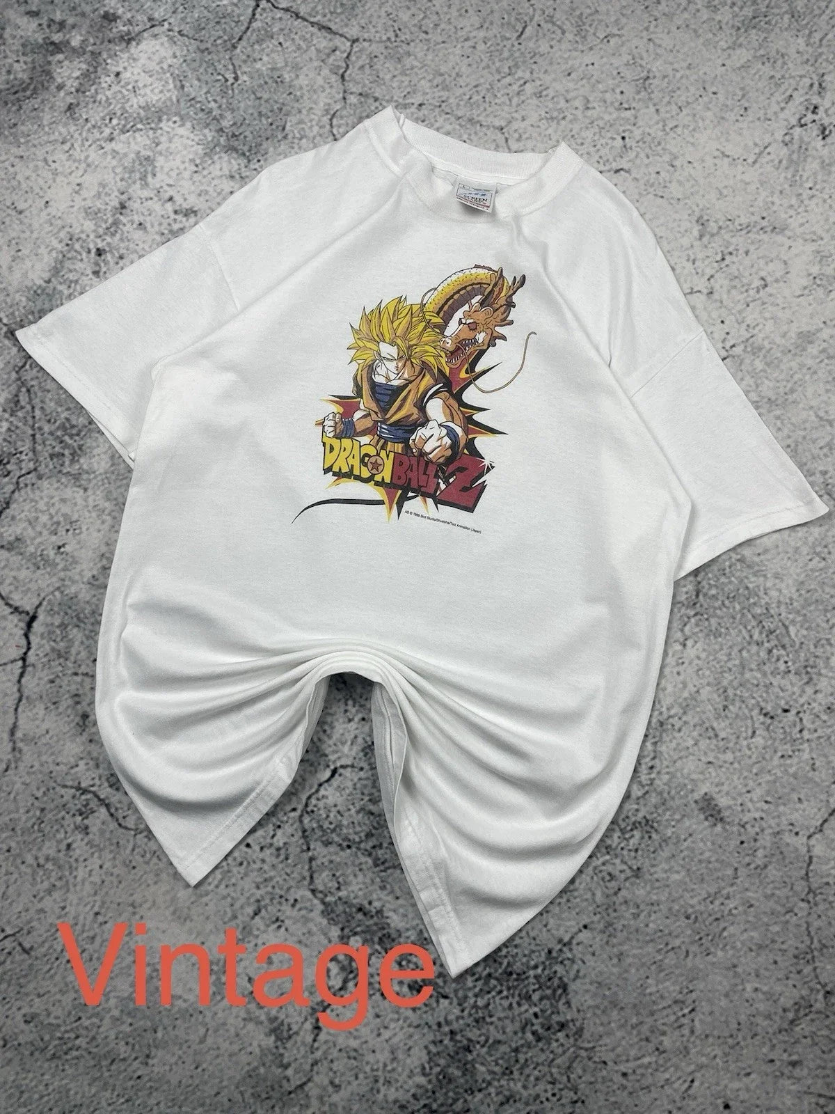 Vintage 90s L DragonBall 2 anime drip swag e Unisex