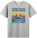 Prestige Worldwide Boats and Hoes Funny Quote Men's Unisex