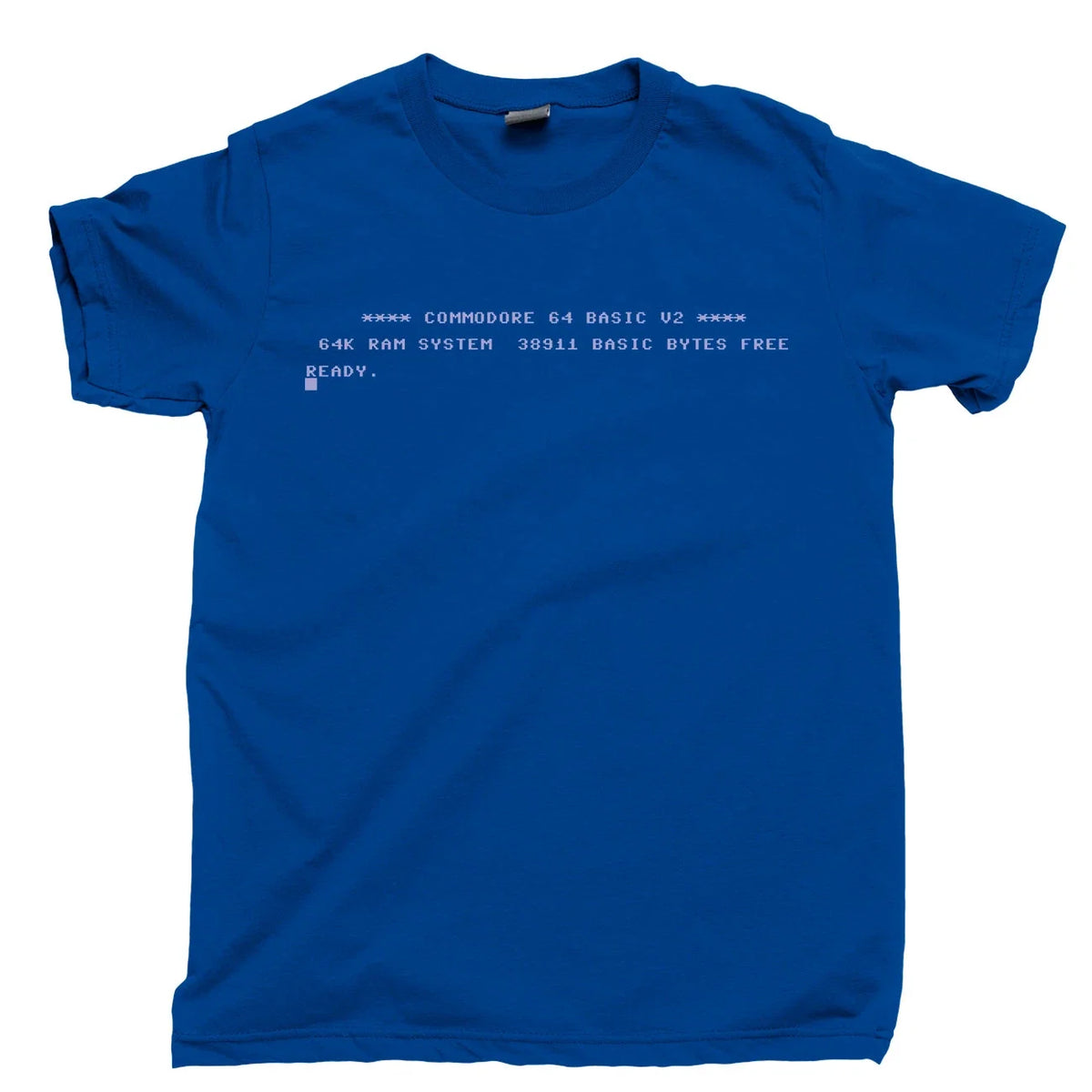 Commodore 64 Start Screen T Shirt Console Keyboard Ready Computer Programmer Tee Unisex
