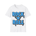 Rock'n'Roll Logo , Rock Music Fan Tee, Custom Type Design Unisex