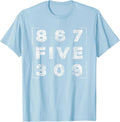 Retro Vintage Eighties Tee 8675309 Nostalgic and Funny 80's Unisex