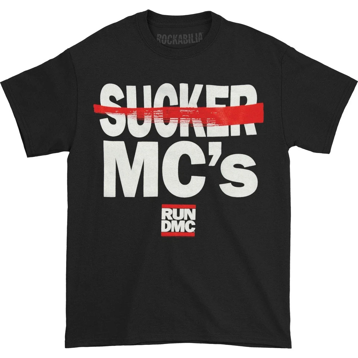 Men's Run DMC Sucker MC's Large Black Unisex