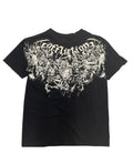 Y2k 2000s Vintage Medium Affliction Black Skull Design Unisex