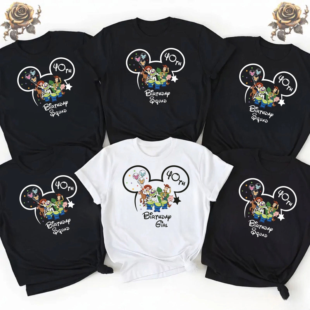 40th Birthday shirt, Bithday Squad, Custom birthday gift,woody Toy Birthday