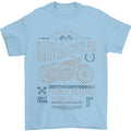 American Custom Motorcycles Motorbike Biker Mens 100% Cotton Unisex
