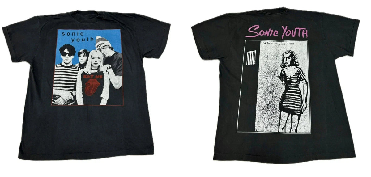 SONIC YOUTH GOO CONCERT Vintage 1990 90s Band REPRINT Unisex
