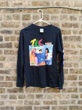 Vintage Cross Colours TLC 1992 Hip Hop Graphic Retro 90s Y2K Shirt Small Grunge Unisex