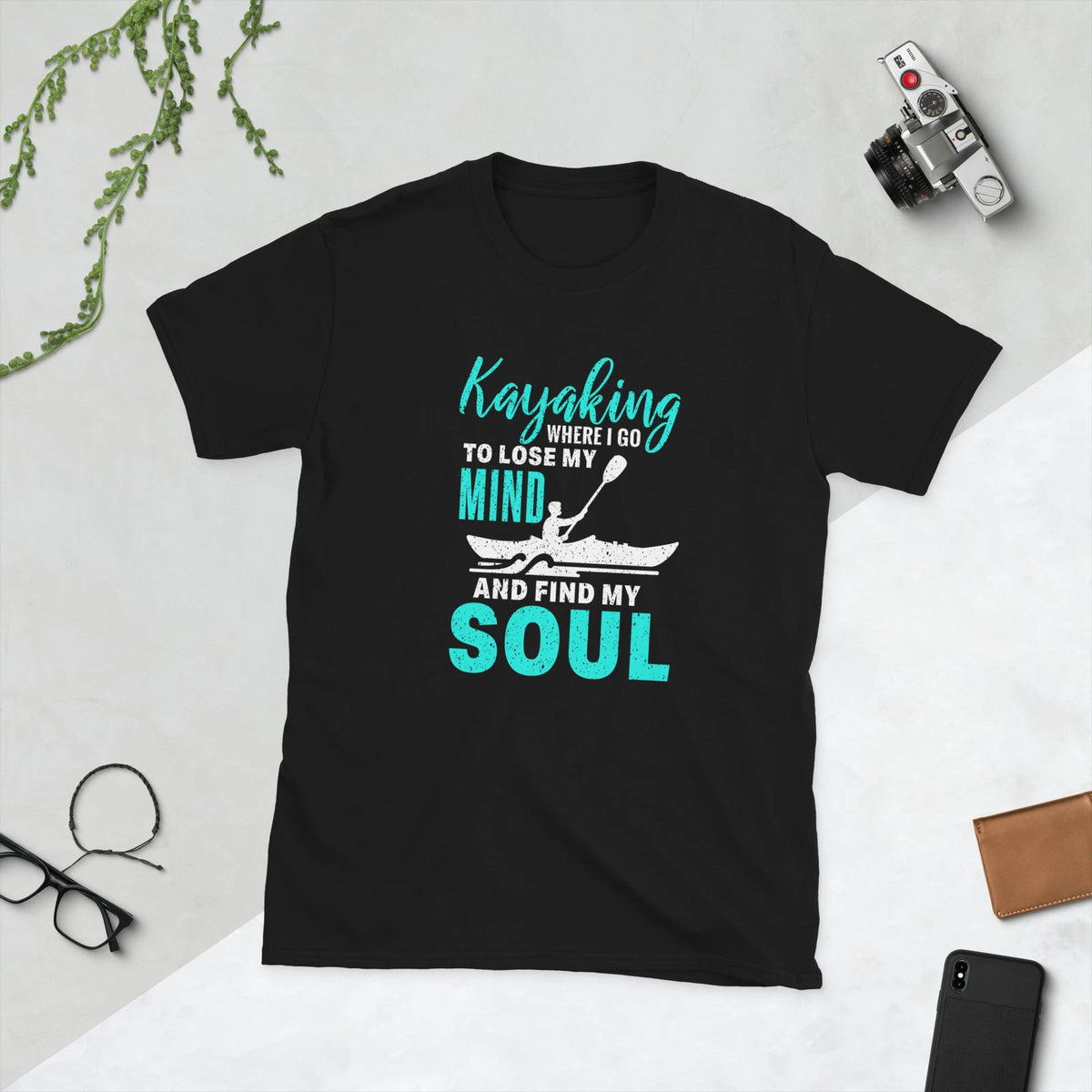Kayaking Boating Kayak Lover Kayaker Graphic Short-Sleeve Unisex T-Shirt