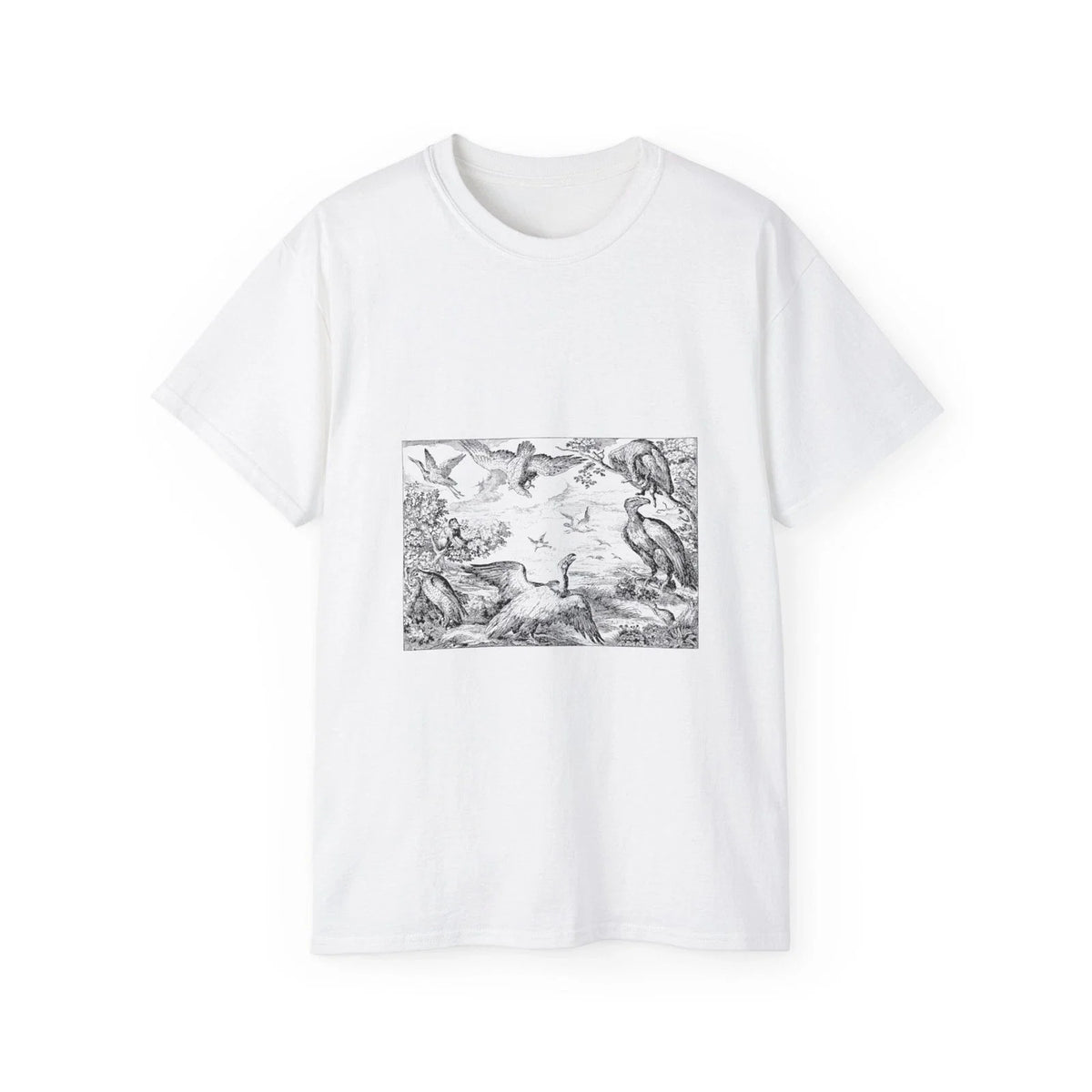 Birds Nature Forest Line Art Eagle Animals | Custom Graphic Unisex