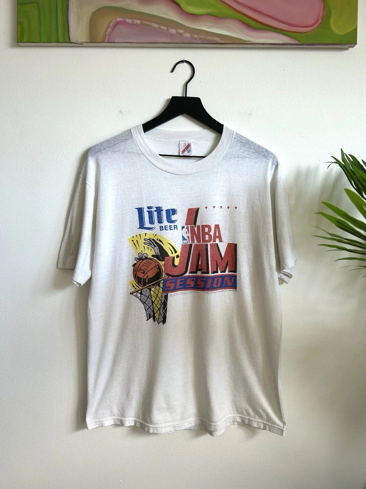 Vintage 1993 NBA Jam Video Game Promo Unisex
