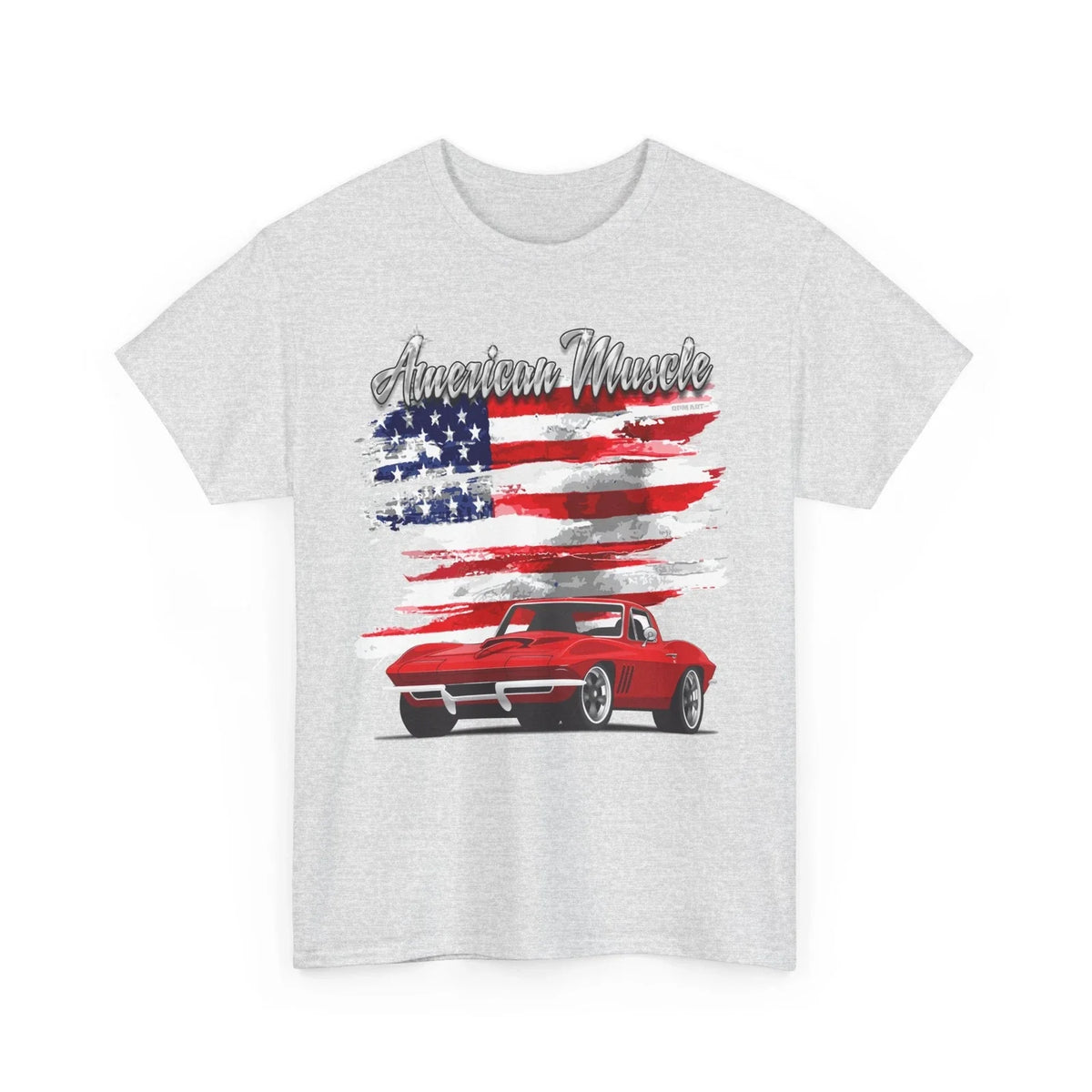 1966 Rally Red Chevrolet Corvette American Muscle Printed Tee Shirt Unisex