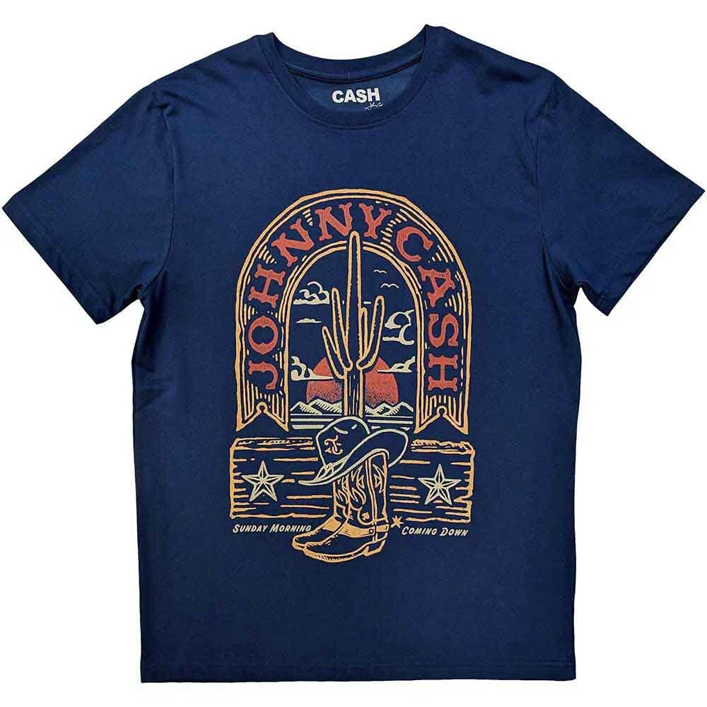 Johnny Cash - Sunday Morning - Denim Blue Unisex