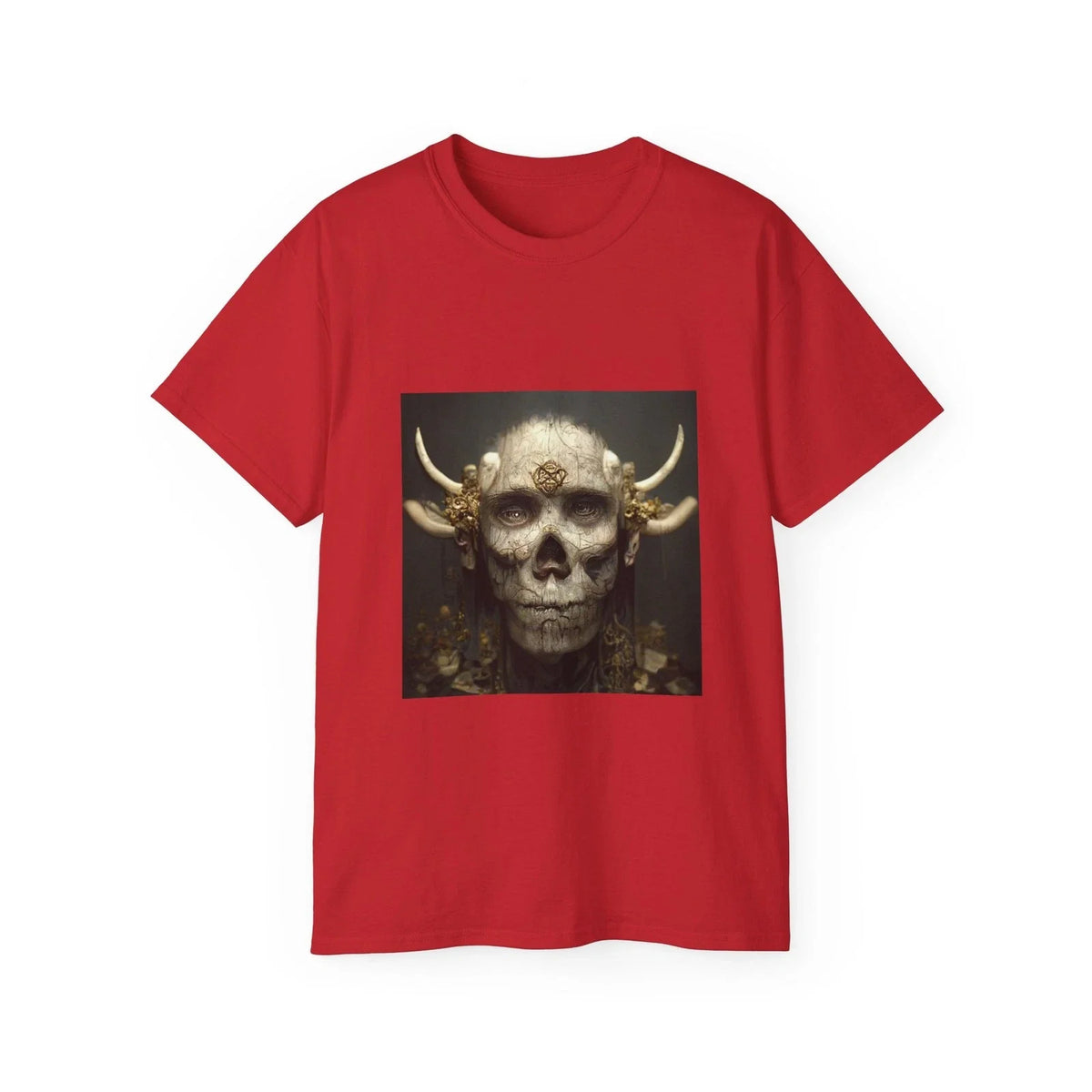 Skull Minotaur Dark Fantasy Ai Art Artwork | Custom Graphic Unisex