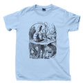 Alice In Wonderland T Shirt Novel Johnny Depp Tim Burton Movies DVD Blu Ray Tee Unisex