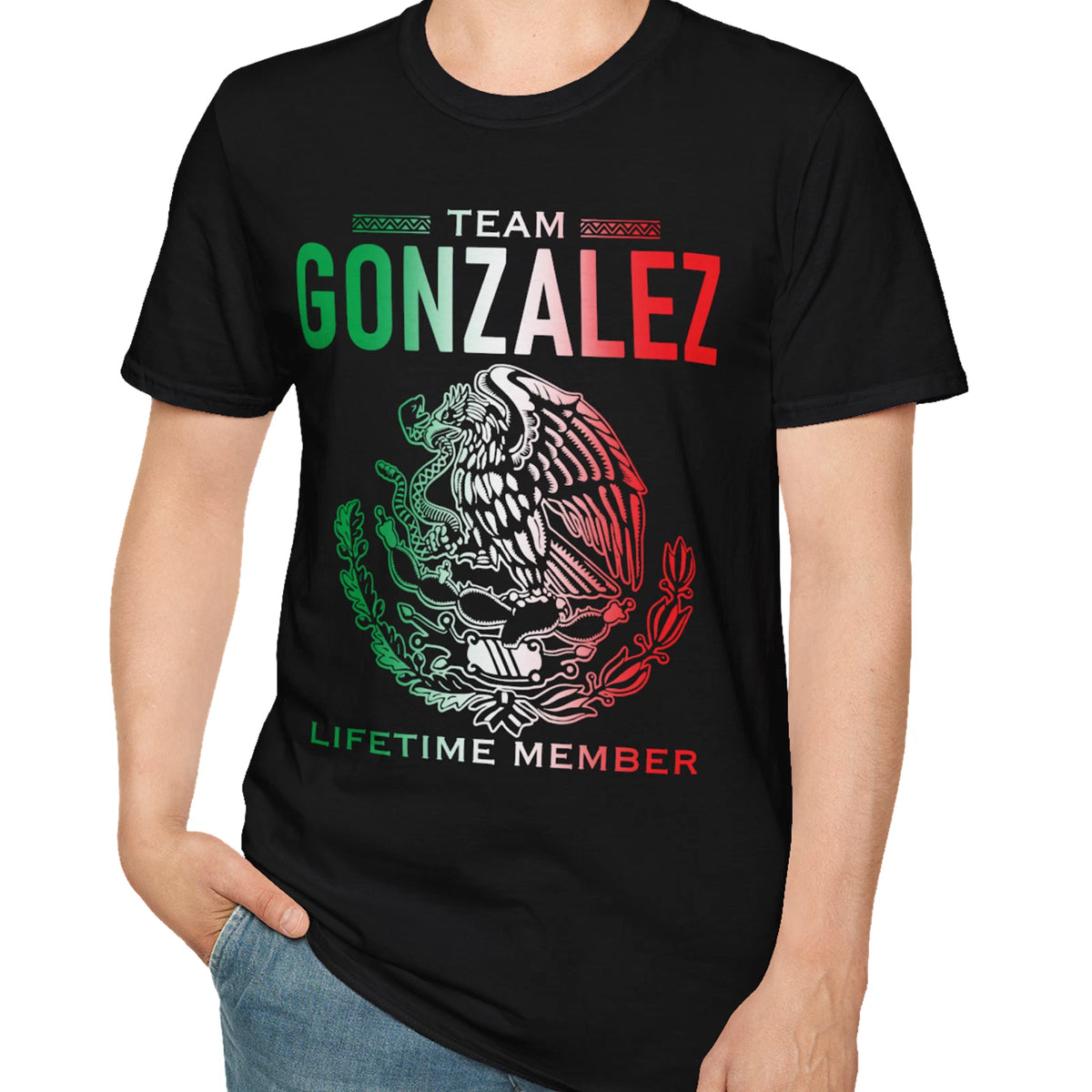 Team Gonzalez Shirt Family Reunion TShirt Mexico Flag Last Name Cinco De Mayo