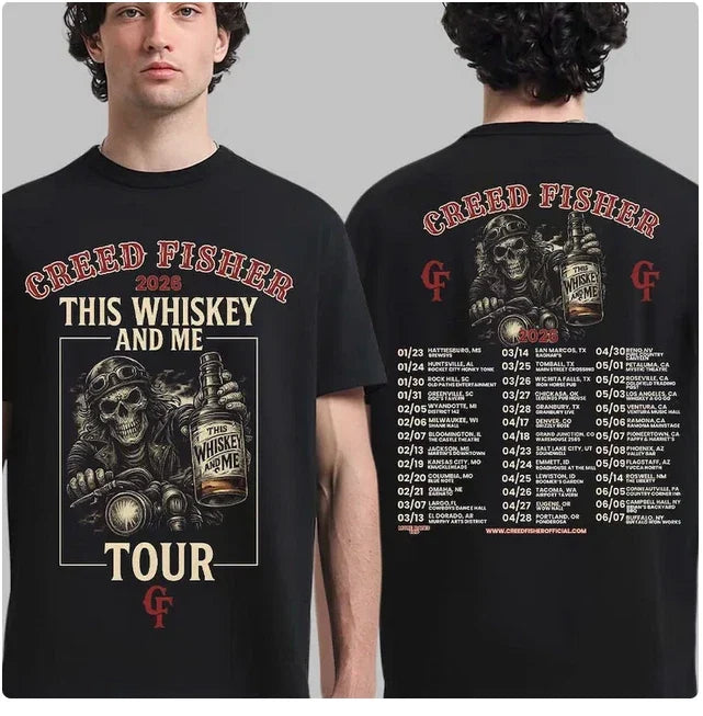 Creed Fisher 2026 This Whiskey And Me Tour Unisex