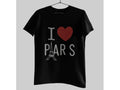 I Love Paris | Eiffel Tower Graphic Tee | Paris Souvenir Shirt | French Unisex