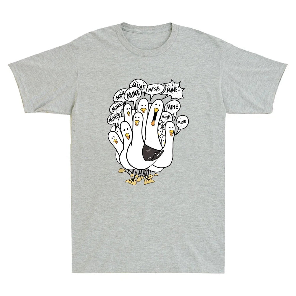 Mine Mine Mine Seagull Funny Bird Lover Beach Chicken Meme Vintage Men's Unisex