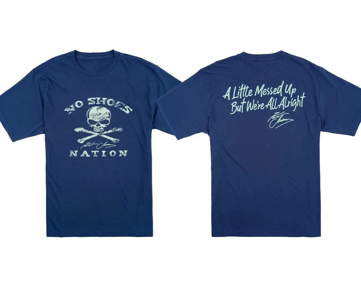 No Shoes Nation Navy Shirt HOT ITEM (navy), size S-5XL Unisex