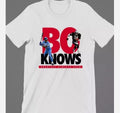 Bo Jackson Bo Knows Men White Cotton Tee All Sizes S to 5xl Unisex