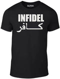 Infidel - English t shirt retro cool military funny slogan joke gift tee Unisex