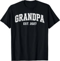 Promoted to Grandpa Est. 2027 Grandpa Est 2027 T-Shirt unisex T-Shirt