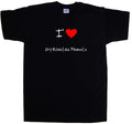 I Love Heart Dry Roasted Peanuts Unisex