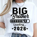 Personalised Big Brother Loading Shirt Custom Pregnancy Reveal Announcement Xmas Unisex