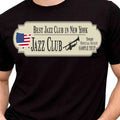 Jazz Club New York Trumpet Retro Vintage Graphic Music Lover Band Gift. Unisex