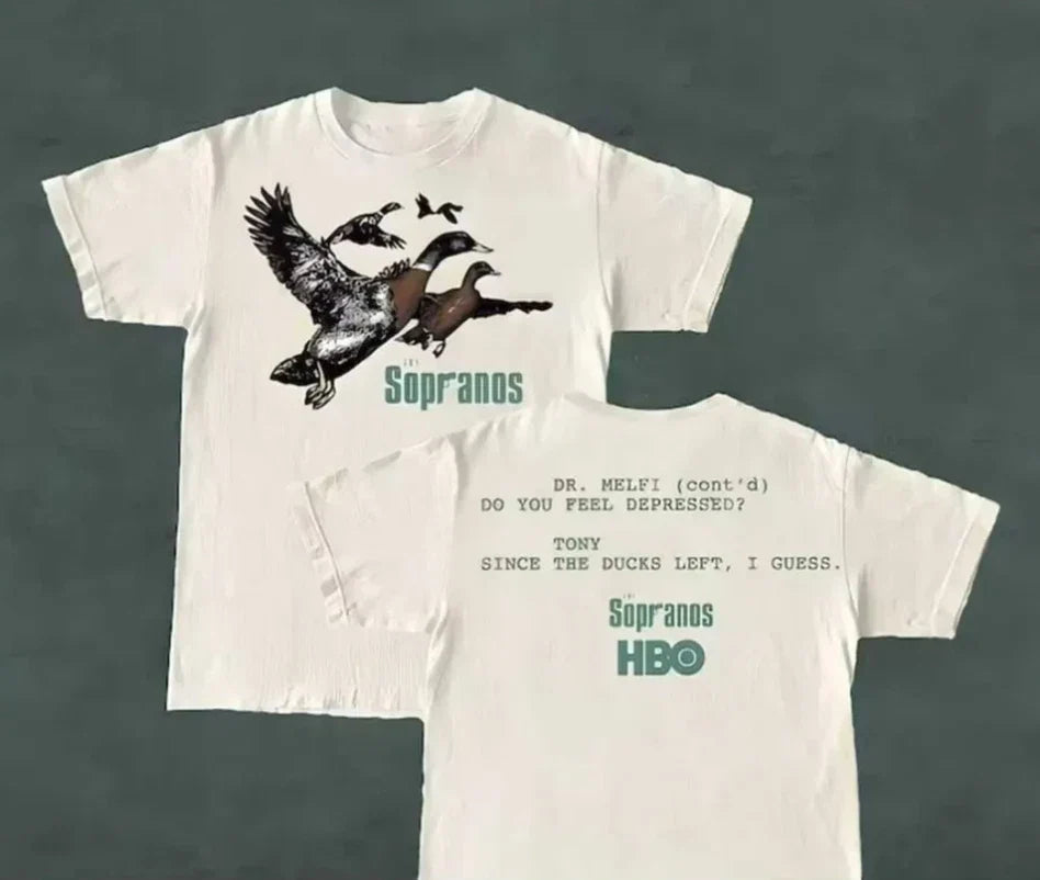 The Sopranos Ducks – Dr. Melfi "Do You Feel Depressed?" Heavyweight Tee Unisex
