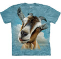 The Mountain Goat Head Horns Goats Intelligent Social Animal Blue S-5X Unisex
