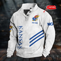 Personalized Jayhawks Stand Collar , Basketball Fan Gift Unisex