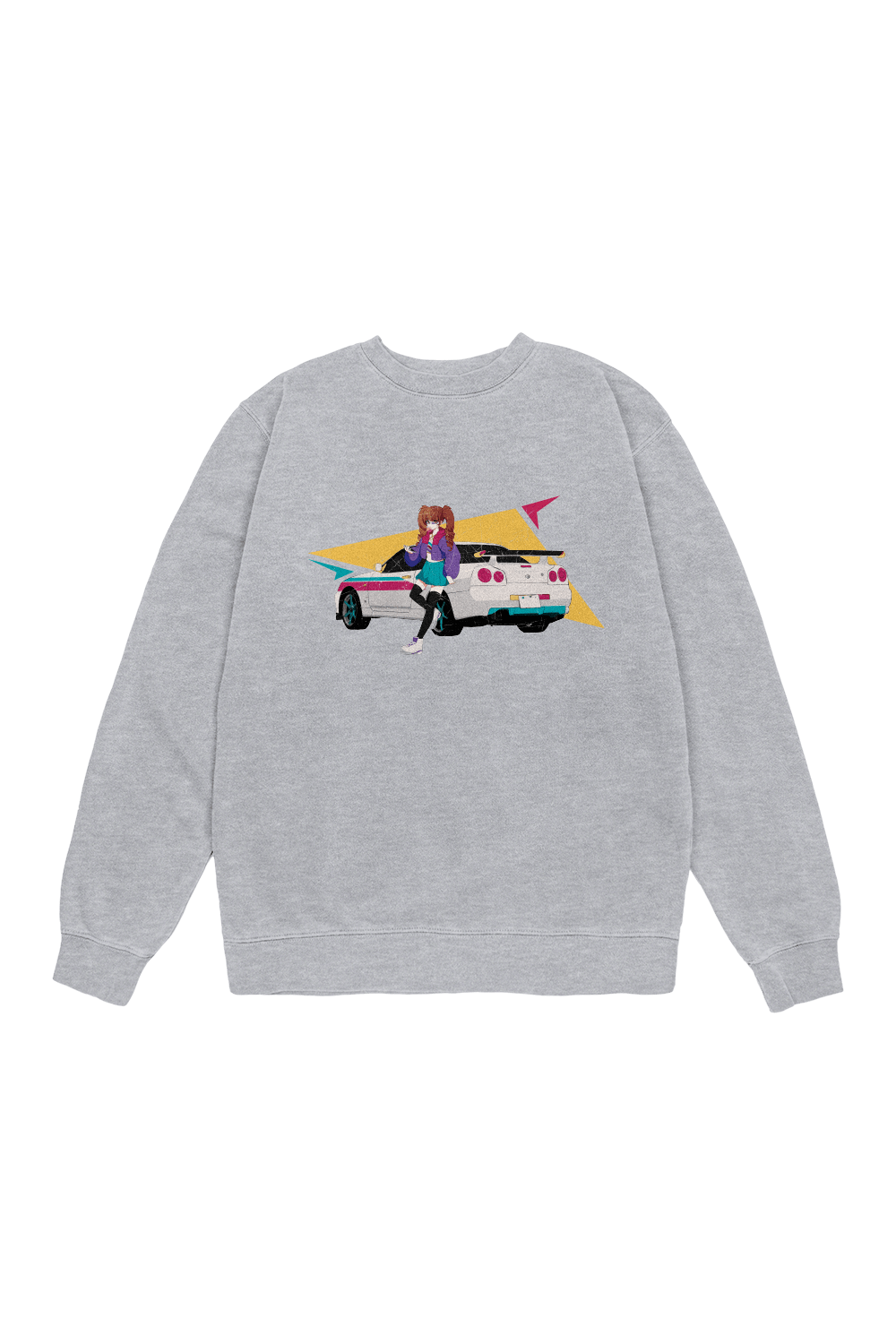 SssniperWolf: Anime GTR Grey Crewneck