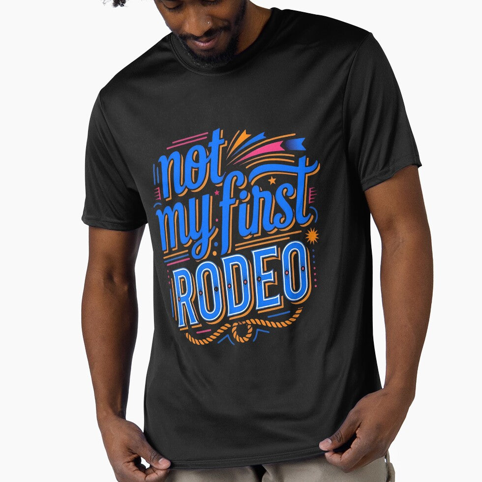 Not My First Rodeo Retro Typography Design by weeomano