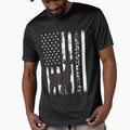 Deer Hunting Hunter Camo USA American Flag Patriotic Graphic by JaredDeShop