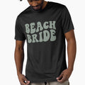 Beach Bride Sage Green Retro Graphic Bridal Party Gifts for Bachelorette Party by mysticblvd