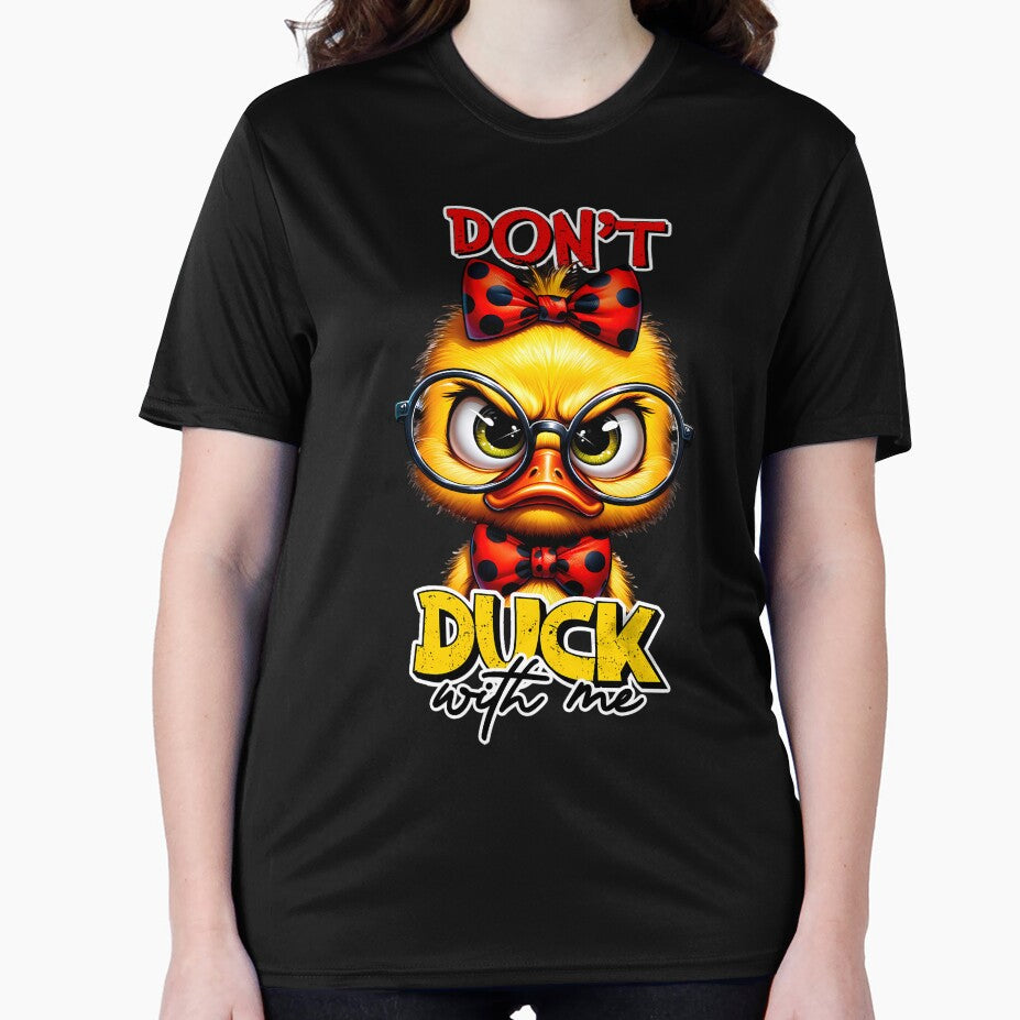 Don't Duck With Me – Sassy Angry Duck by QMW Arts