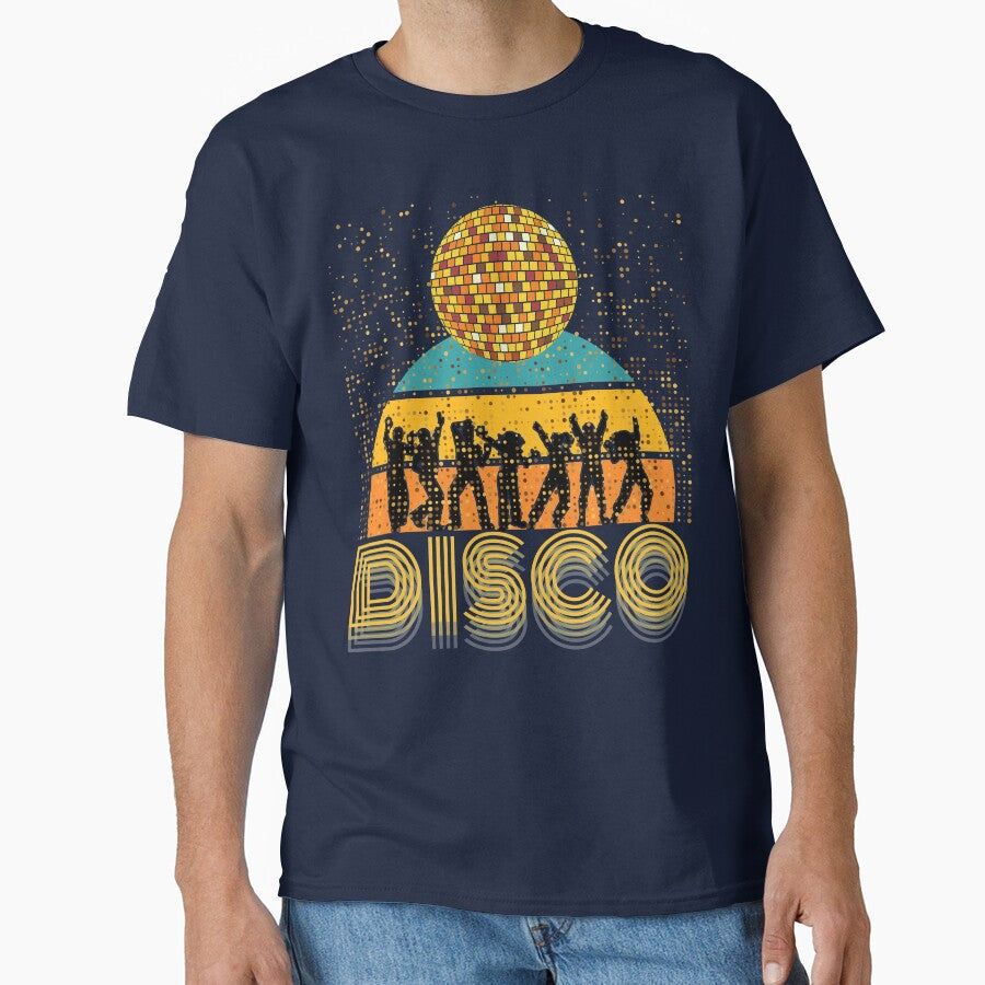Disco 70's 80s Themed Shirt Vintage Retro Dancing Old School by MERCH HQ
